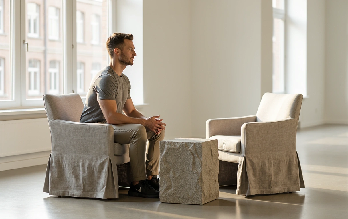 Ein ruhiger Coaching-Raum in Hamburg